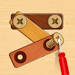 Wood Nuts: Screw Puzzle